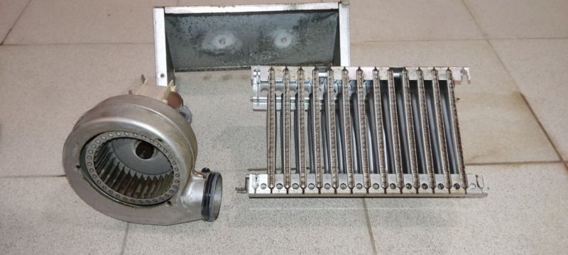 Газовый  настенный котел Baxi mainfuor — провели техническое обслуживание, промыли теплообменник