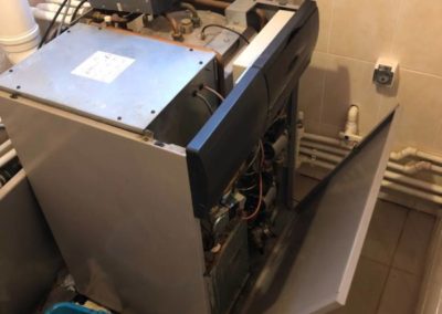 Газовый  напольный котел Baxi slim combo – замена газового клапана и воздухоотводчика, провели техническое обслуживание котла