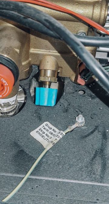 Газовый настенный котел Baxi Eco Nova – выявлена неисправность крана подпитки и произведена его замена