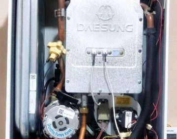 Ремонт газового настенного котла Daesung-A16 — замена расширительного бака