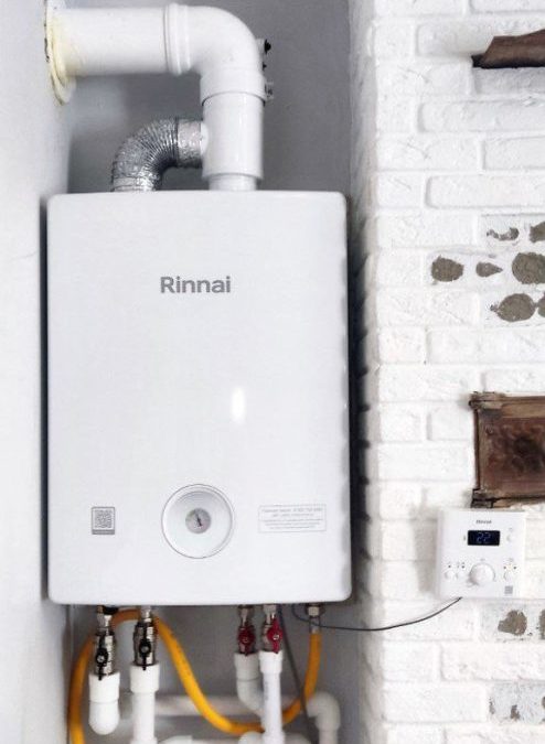 Монтаж газового настенного котла Rinnai K12