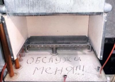 Газовый настенный котел Federica Bugatti Tech 35 — обслуживание котла и установка автоматики MyHeat GO!+