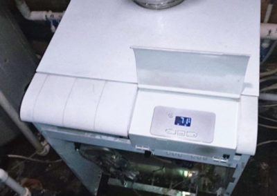 Ремонт газового напольного котла Protherm KLOM 17 версии — течь котла