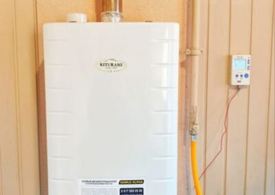Монтаж настенного газового котла Kiturami World Alpha