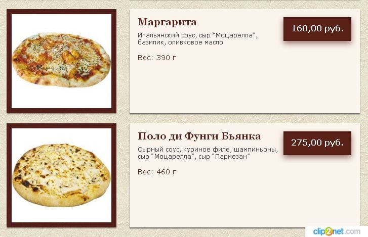 Дисконтная карта pizza roni